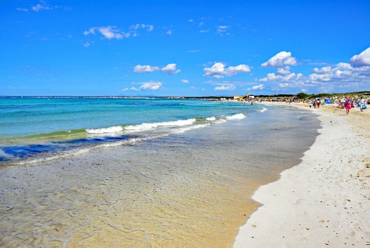 萨若皮塔Casa De Lujo Frente A La Playa De Es Trenc别墅 外观 照片