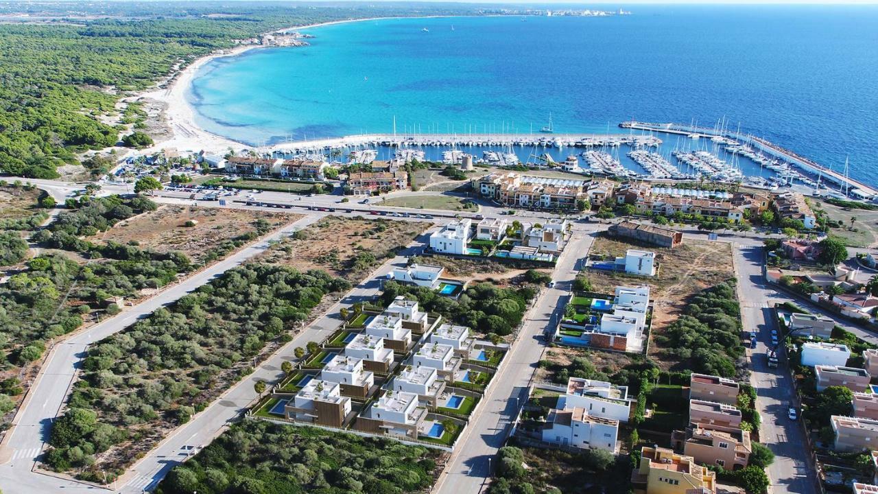 萨若皮塔Casa De Lujo Frente A La Playa De Es Trenc别墅 外观 照片